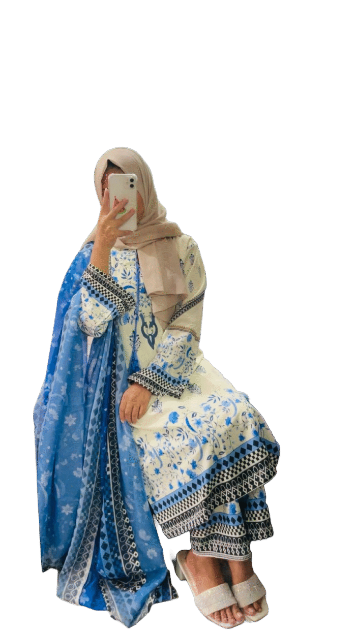 Digital Printed Three Piece