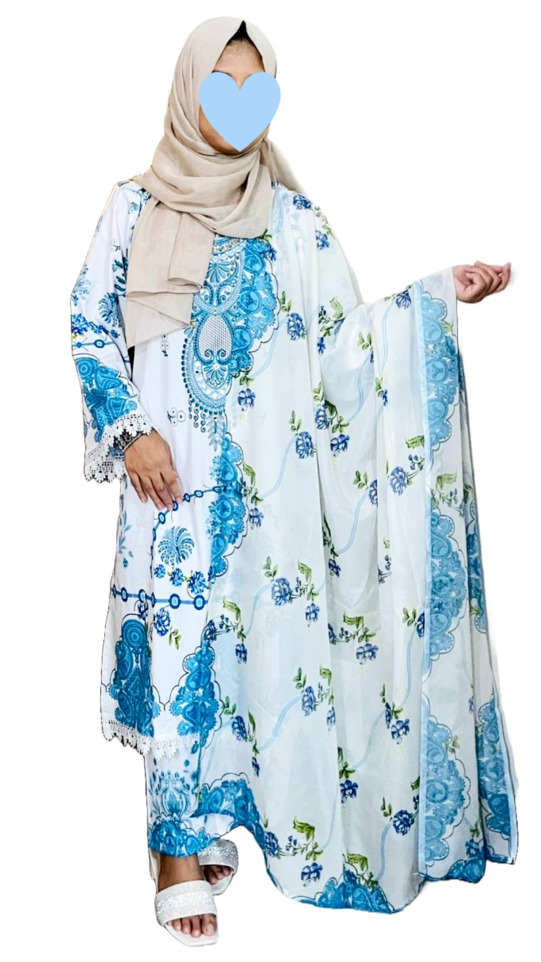 Digital Printed Three Piece